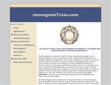 Tablet Screenshot of enneagramtexas.com